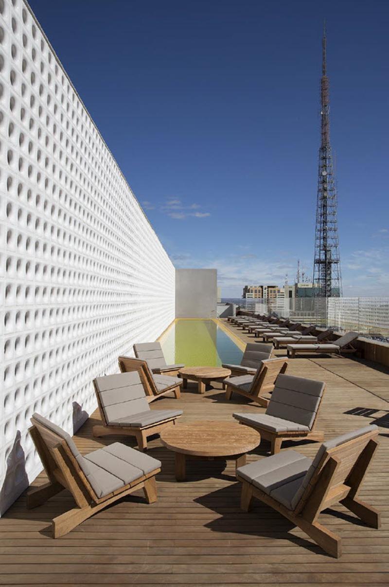 B Hotel 브라질리아 외부 사진 The rooftop pool